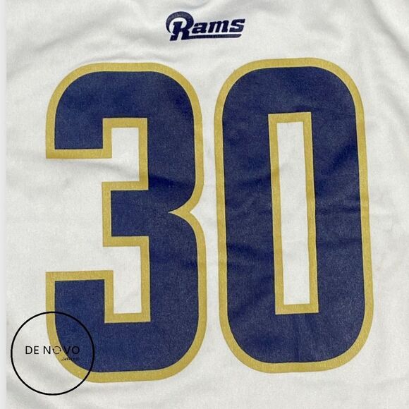 Nike Men's NFL Players Rams GURLEY II #30 Jersey Shirt Size Large White - Picture 5 of 9